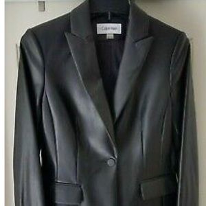 Calvin Klein Women’s leather blazer